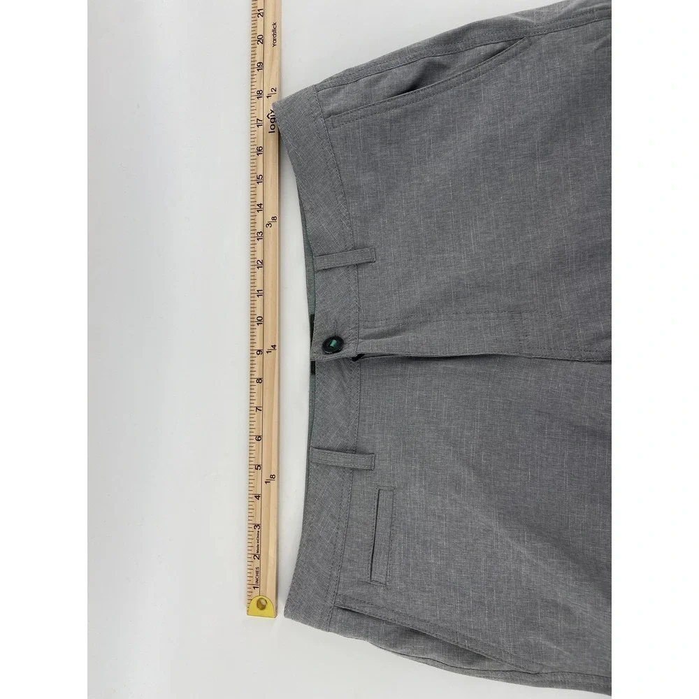 Linksoul Shorts Mens 34 Gray Performance‎ Golf Chino Stretch Casual Light 10